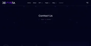 Devvata – NFT Portfolio Elementor Template Kit