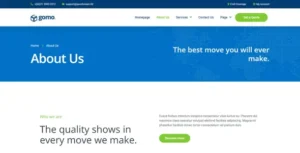Gomo – Moving Company Elementor Template Kit