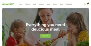 Gourmet – Food Ordering & Delivery Elementor Template Kit