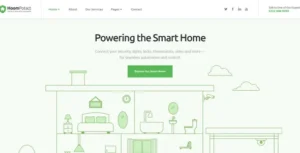 HoomPotact – Smart Alarm & Security Systems Template Kit