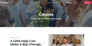Hoope – Charity & Donation Elementor Template Kit