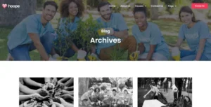 Hoope – Charity & Donation Elementor Template Kit