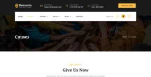 Humanite – Charity & Donation Elementor Template Kit