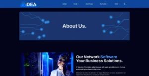 iDea – Technology & IT Network Service  Elementor Template Kit
