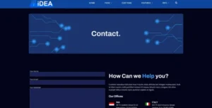 iDea – Technology & IT Network Service Elementor Template Kit