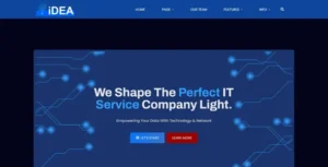 iDea – Technology & IT Network Service Elementor Template Kit